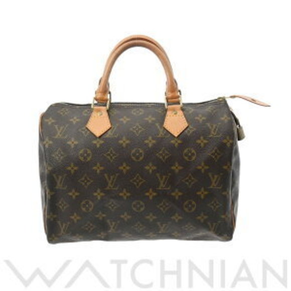 Louis Vuitton Monogram Speedy Brown Canvas Handbag Bag - Picture 1 of 9